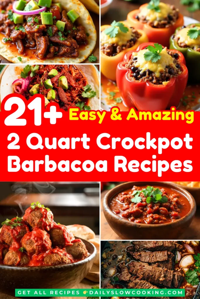 21 Easy 2 Quart Crockpot Barbacoa Recipes