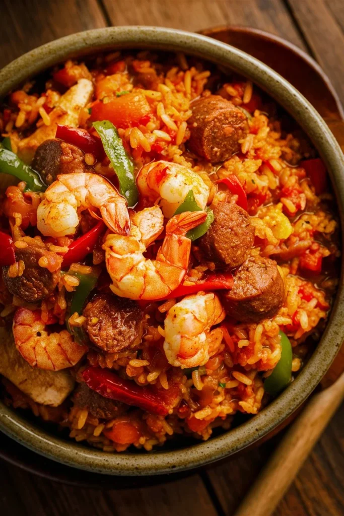 Classic Crockpot Jambalaya