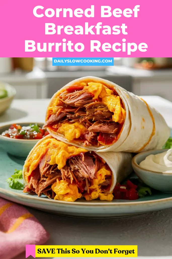 Corned Beef Breakfast Burrito