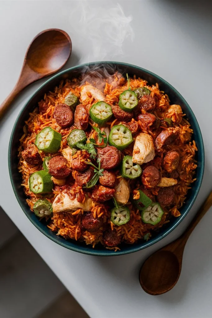 Jambalaya with Okra