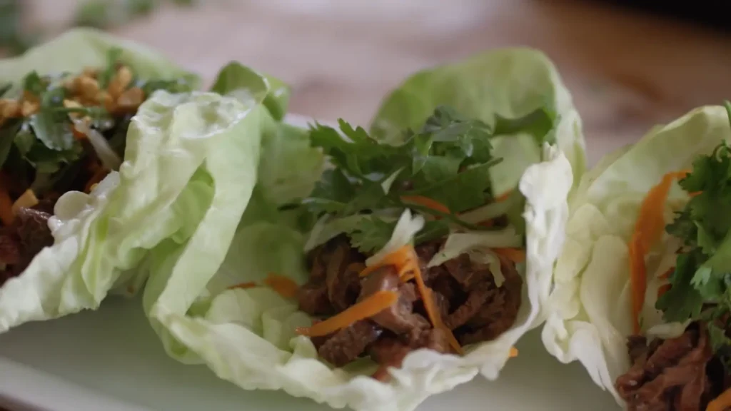 Jerk Pork Lettuce Wraps