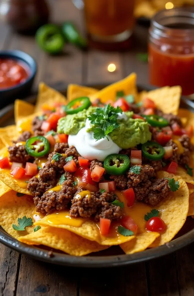 Spicy Barbacoa Nachos