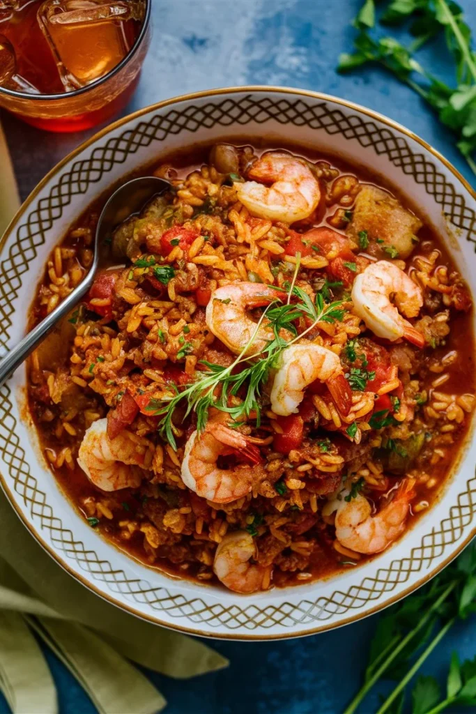 Turkey and Shrimp Jambalaya