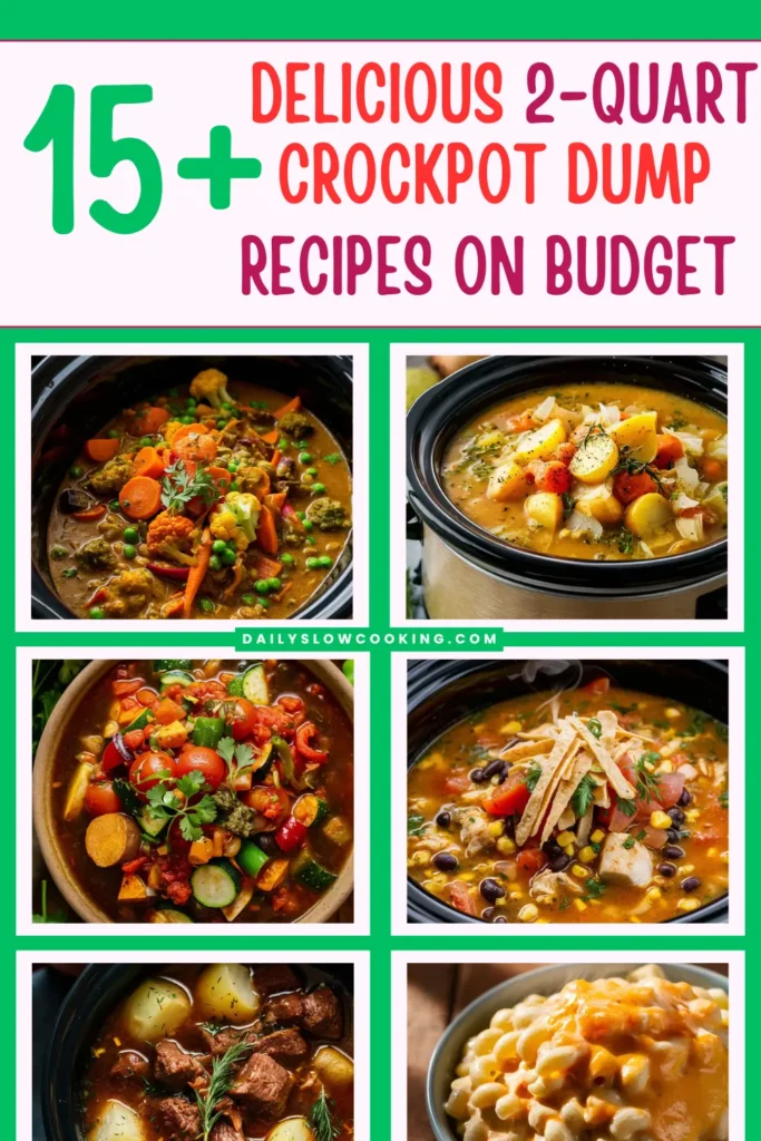 15 Delicious 2 Quart Crockpot Dump Recipes On Budget