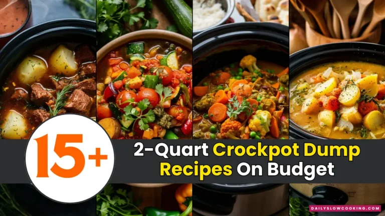 2-Quart Crockpot Dump Recipes On Budget