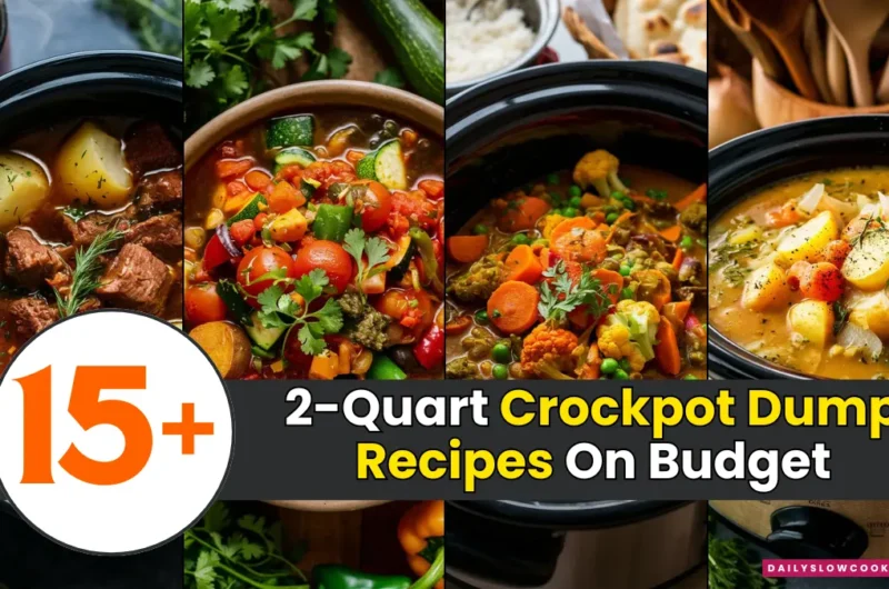 2-Quart Crockpot Dump Recipes On Budget