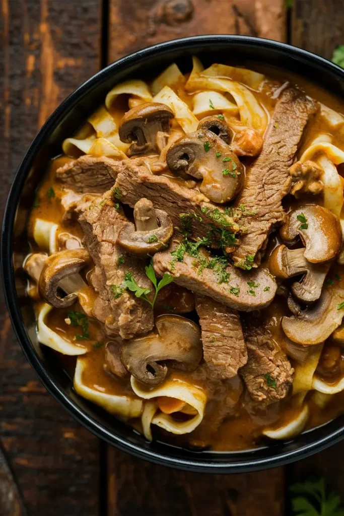 Beef Stroganoff