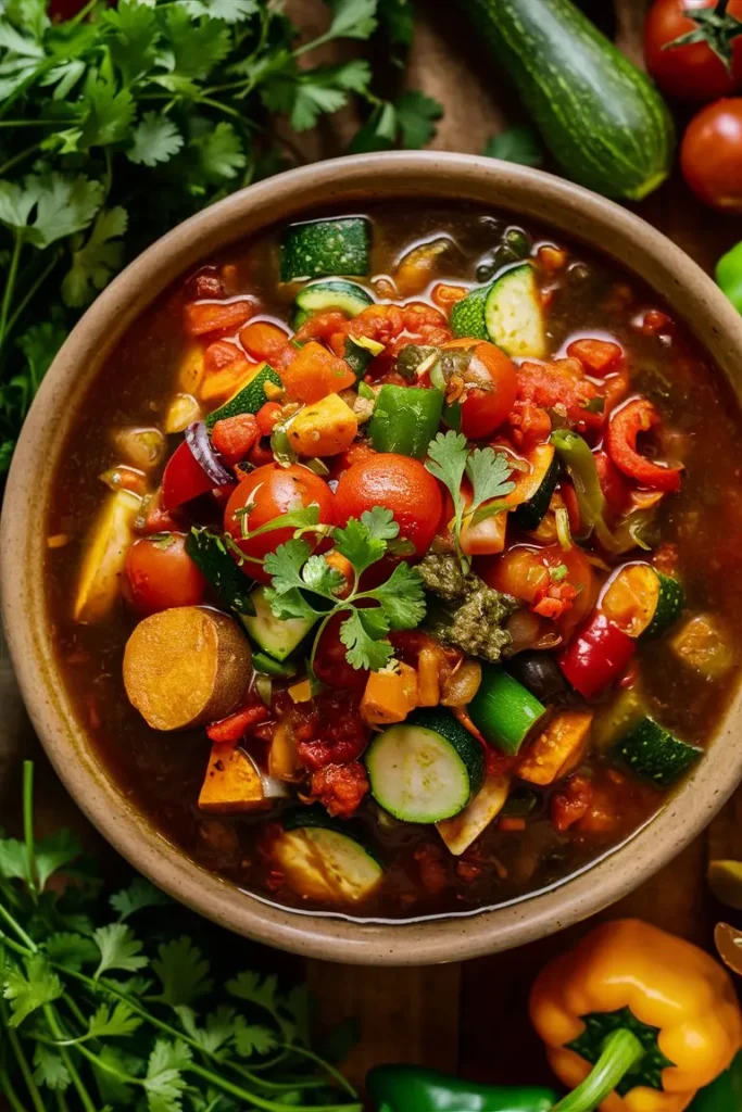 Crockpot Vegetable Medley Stew Dump