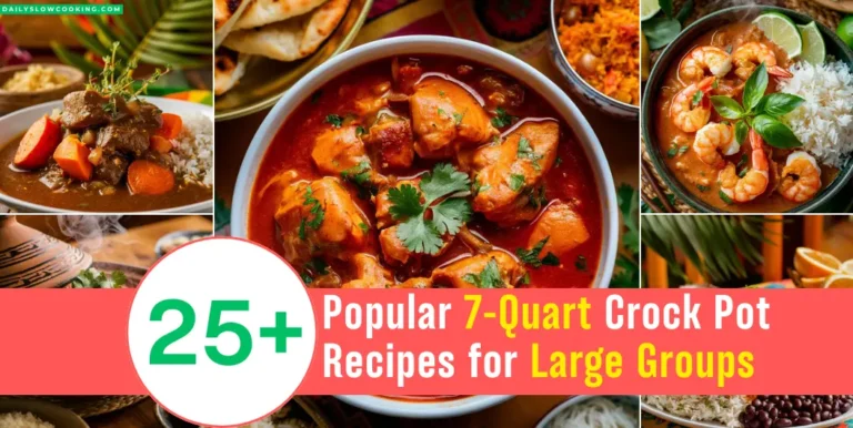 Popular 7-Quart Crock Pot Recipes for Large Groups