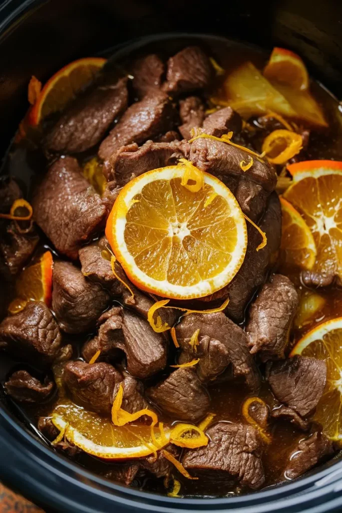 Tangy Orange Ginger Beef