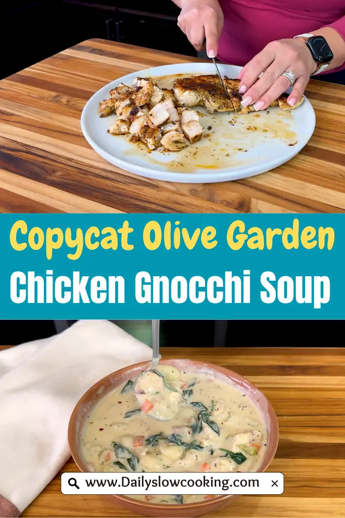 Copycat Olive Garden Chicken Gnocchi Soup