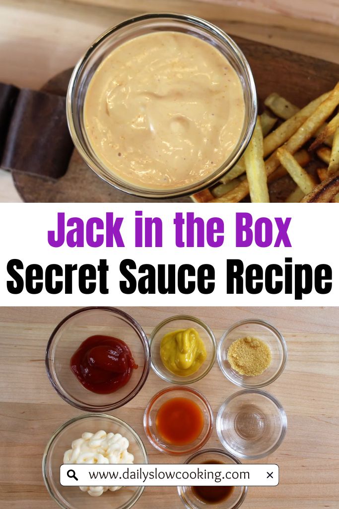 Jack in the Box Secret Sauce Copycat