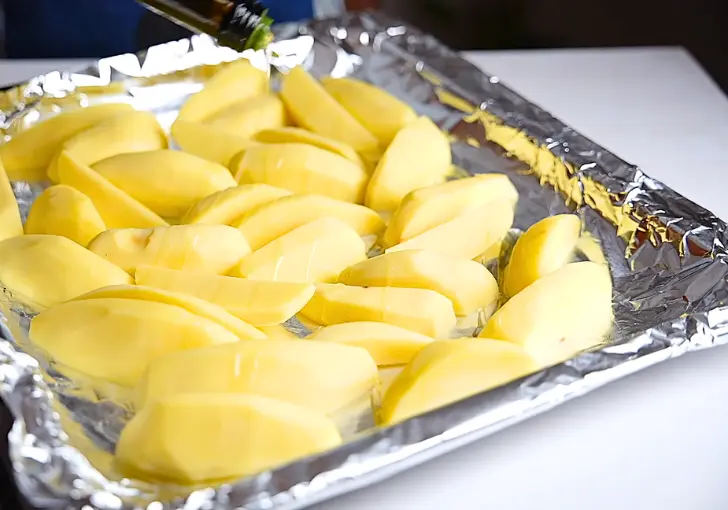 Prep the potatos