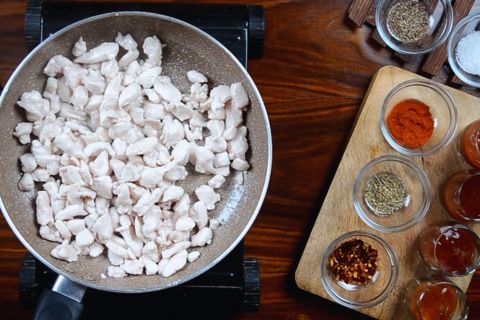 Cook the chicken