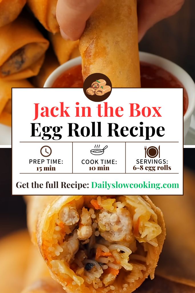 Jack in the Box Egg Roll Copycat Recipe