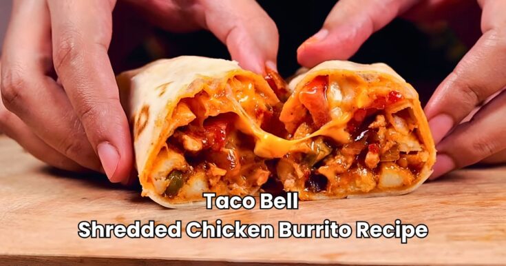 Taco Bell Shredded Chicken Burrito Recipe