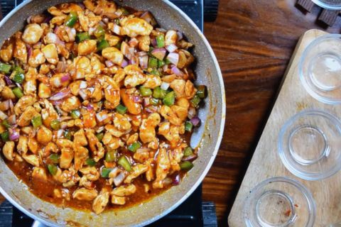 Toss in veggies
