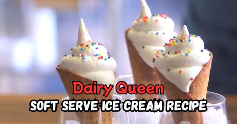 Dairy Queen Soft Serve Ice Cream Recipe
