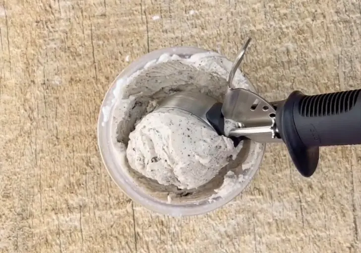Serve the ice cream