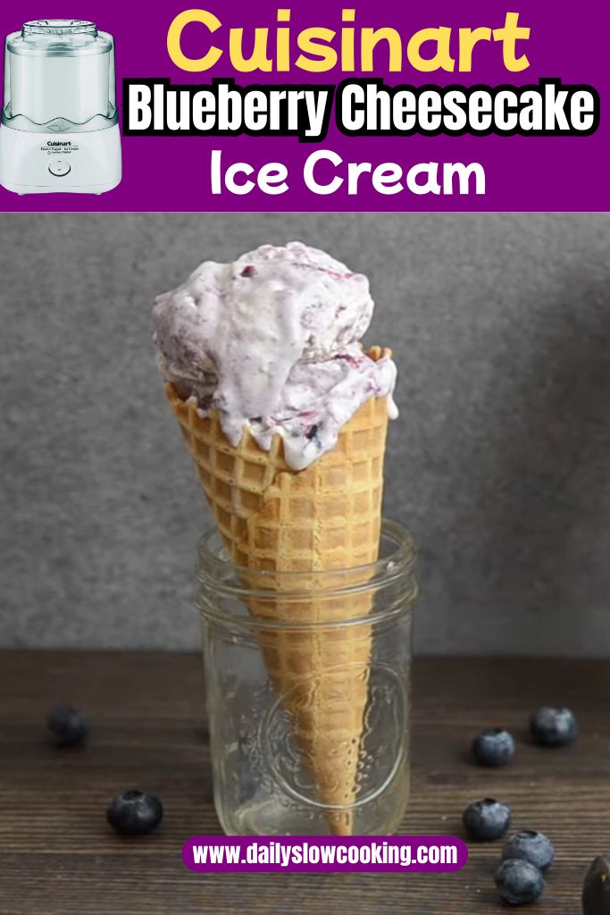 Cuisinart Blueberry Cheesecake Ice Cream Recipe