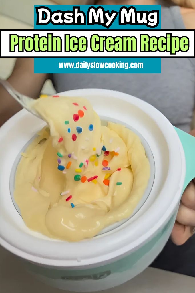 Dash My Mug Protein Ice Cream Recipe 1