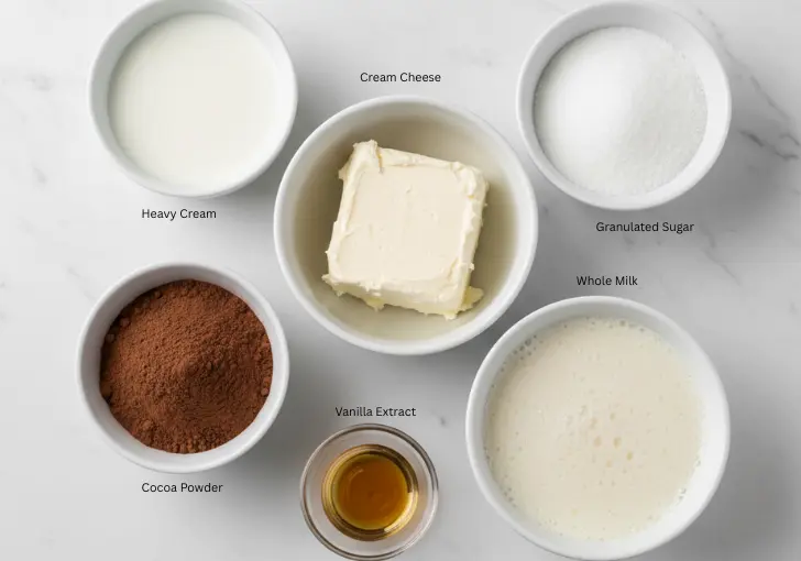 Ninja Creami Chocolate Ice Cream Ingredients