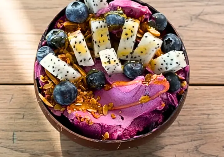 Ninja Creami smoothie bowl