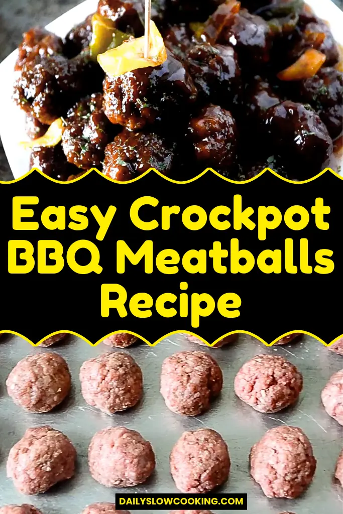 Crockpot BBQ Meatballs