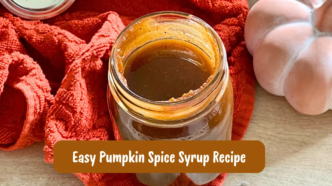Easy Pumpkin Spice Syrup Recipe