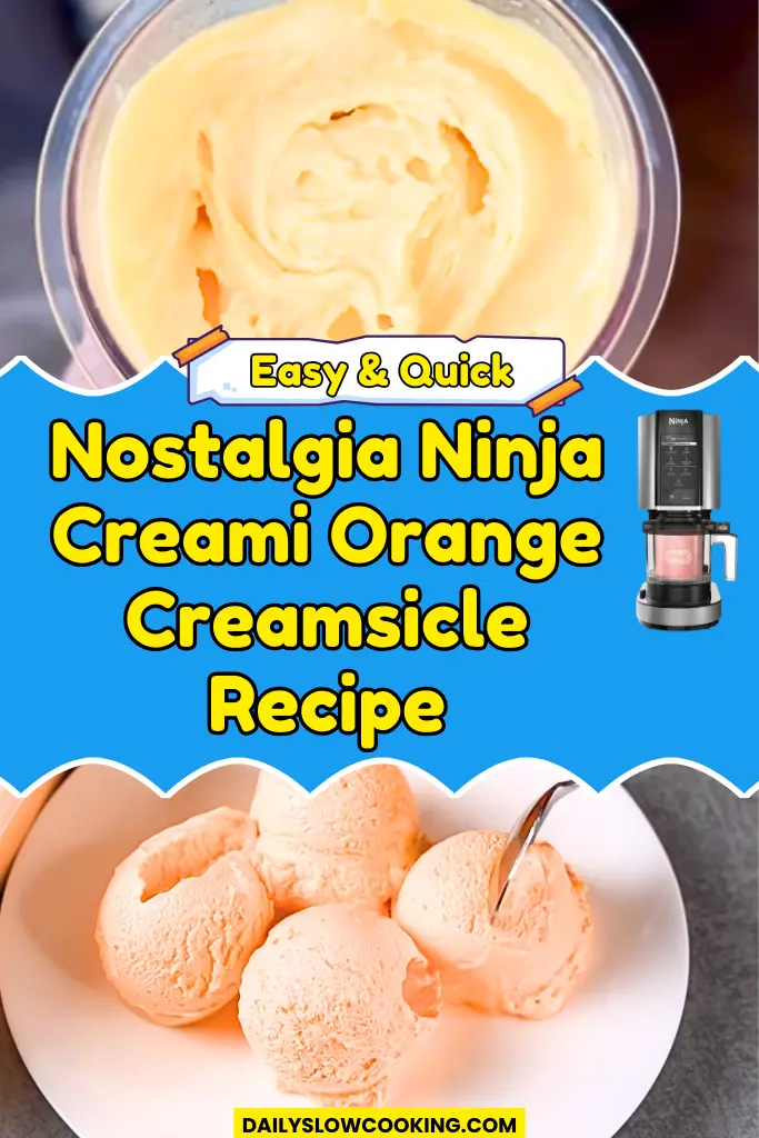 Nostalgia Ninja Creami Orange Creamsicle