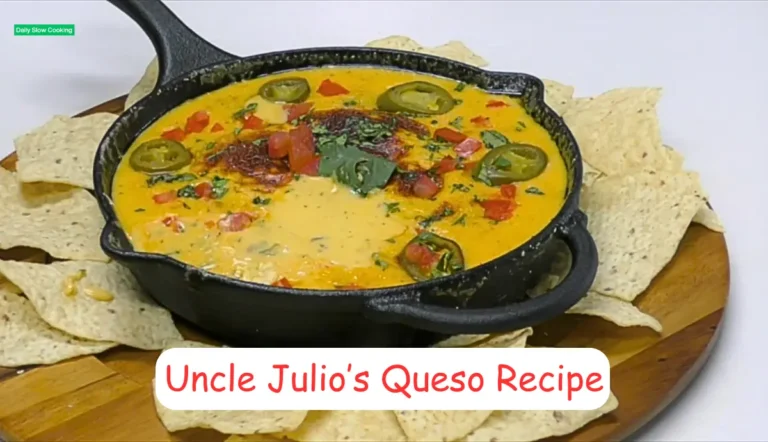 Uncle Julio’s Queso Recipe