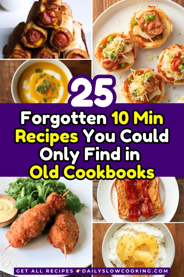 Forgotten 10 Min Recipes You Could Only Find in Old Cookbooks