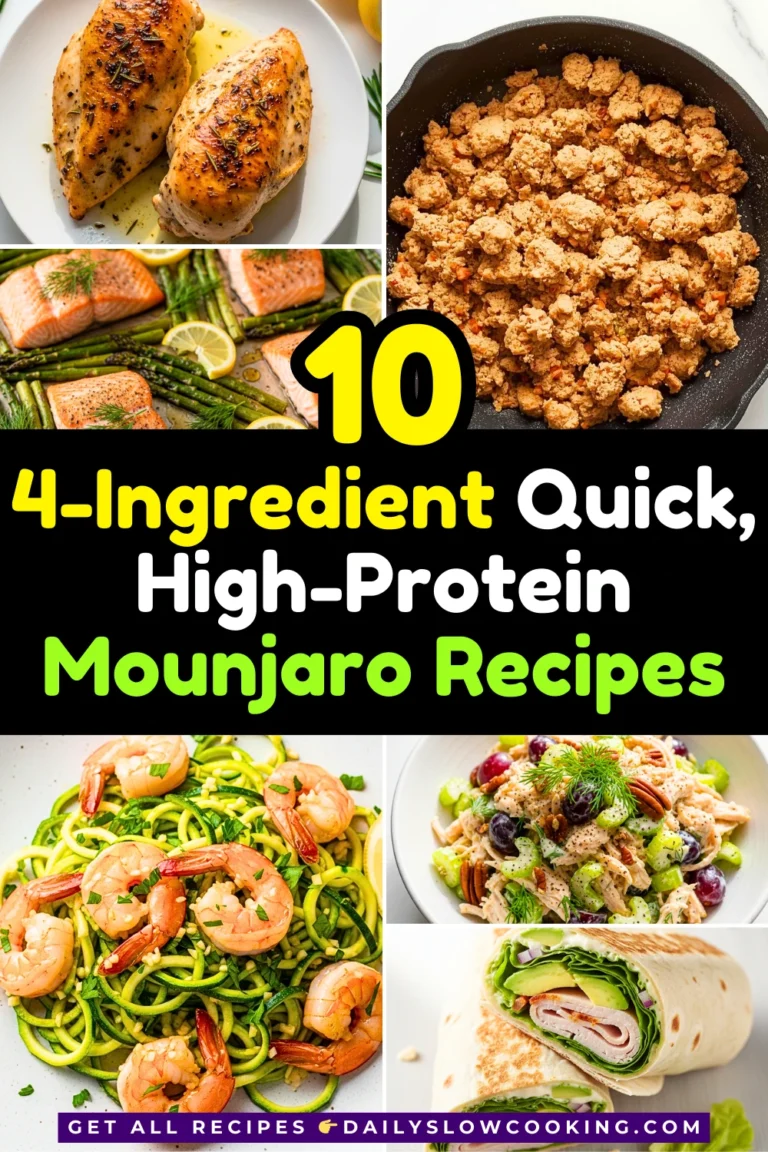 4-Ingredient Mounjaro Recipes