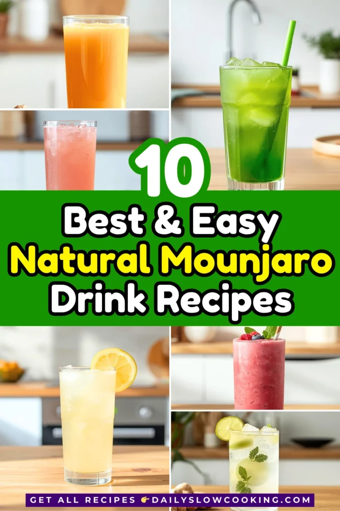 Best & Easy Natural Mounjaro Drink Recipes