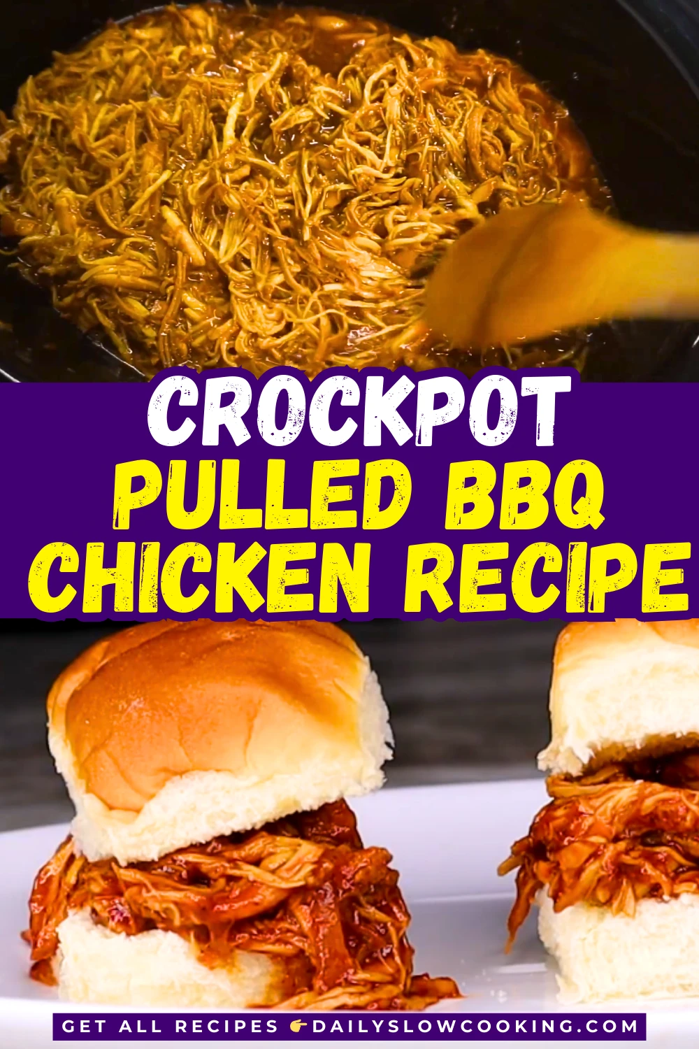 Crockpot Pulled BBQ Chicken Recipe