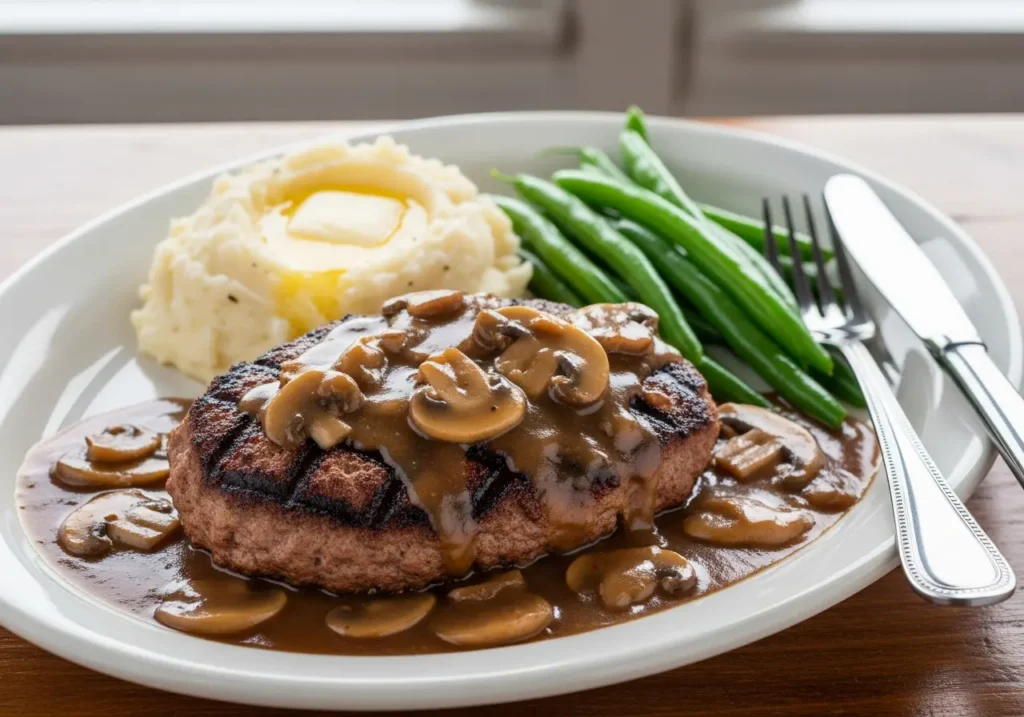 Salisbury Steak with Mushroom Gravy