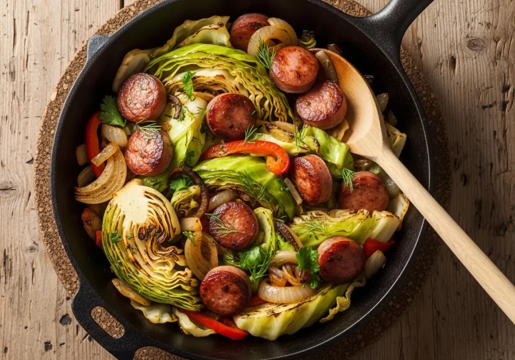 Sausage and Cabbage Skillet