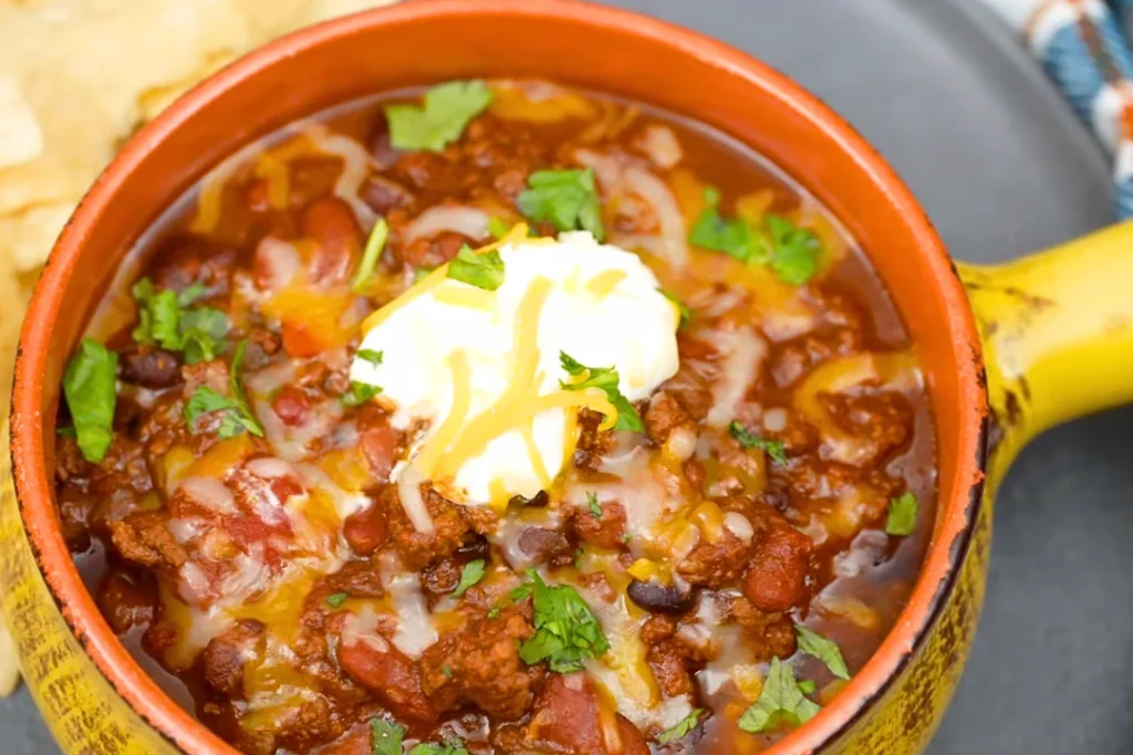 Slow Cooker Beef Chili