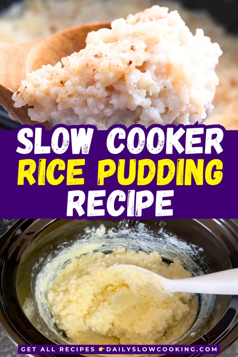Slow Cooker Rice Pudding Recipe