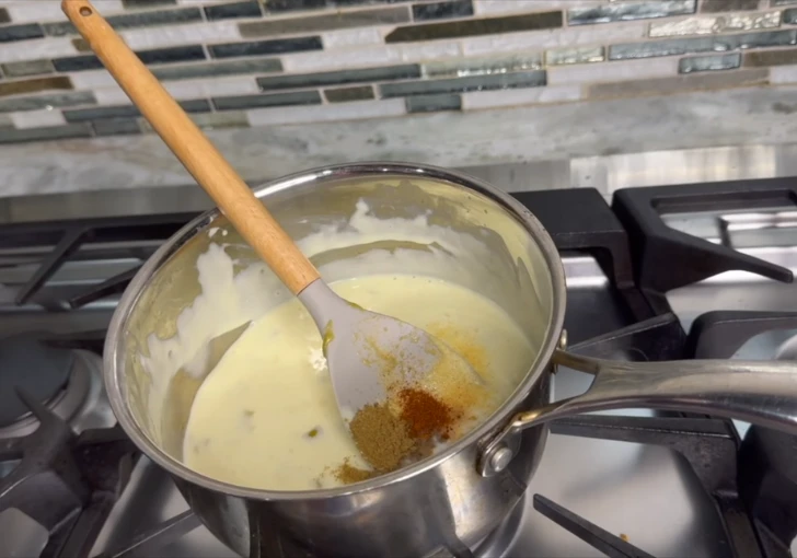 Step 6 – Season the Queso