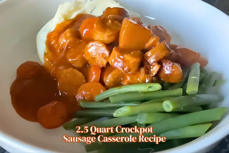 2.5 Quart Crockpot Sausage Casserole Recipe