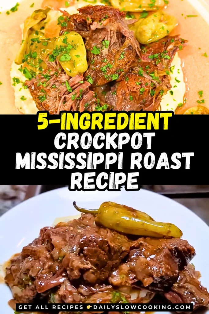 5-Ingredient Crockpot Mississippi Roast (1)