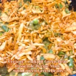 Creamy Crockpot Green Bean Casserole Recipe