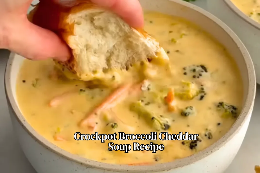 Crockpot Broccoli Cheddar Soup Recipe (Quick & Easy Soup)