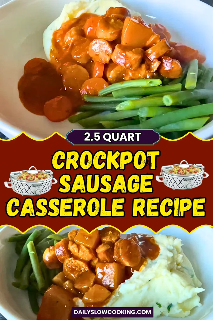 How To Make Crockpot Sausage Casserole Recipe