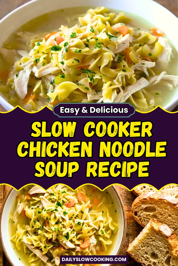 How To Make Slow Cooker Chicken Noodle Soup