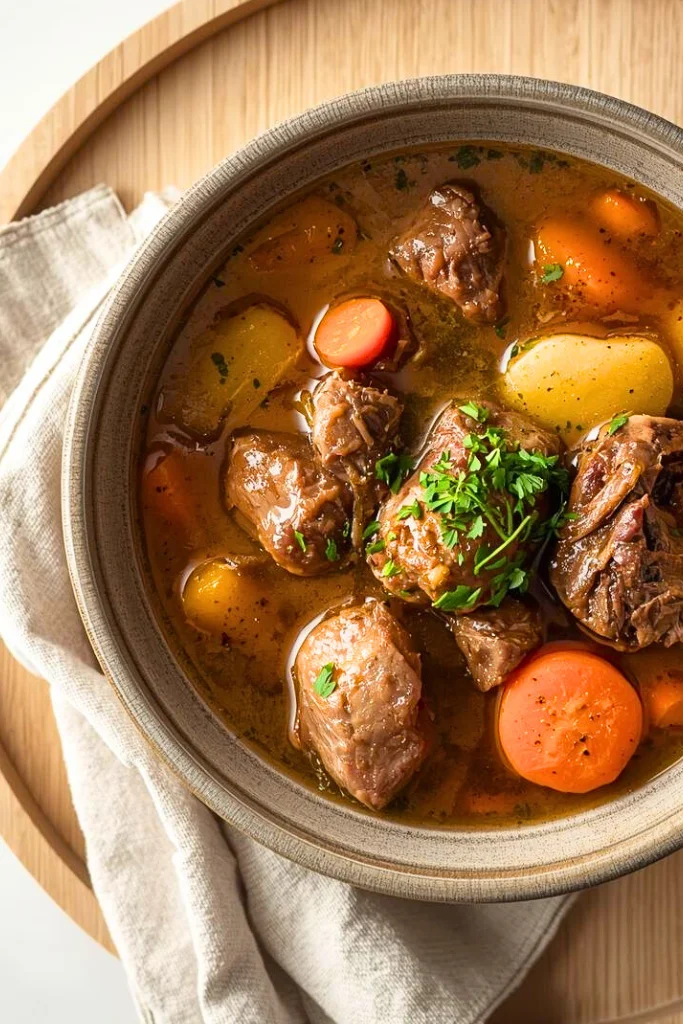 Irish Slow Cooker Lamb Stew