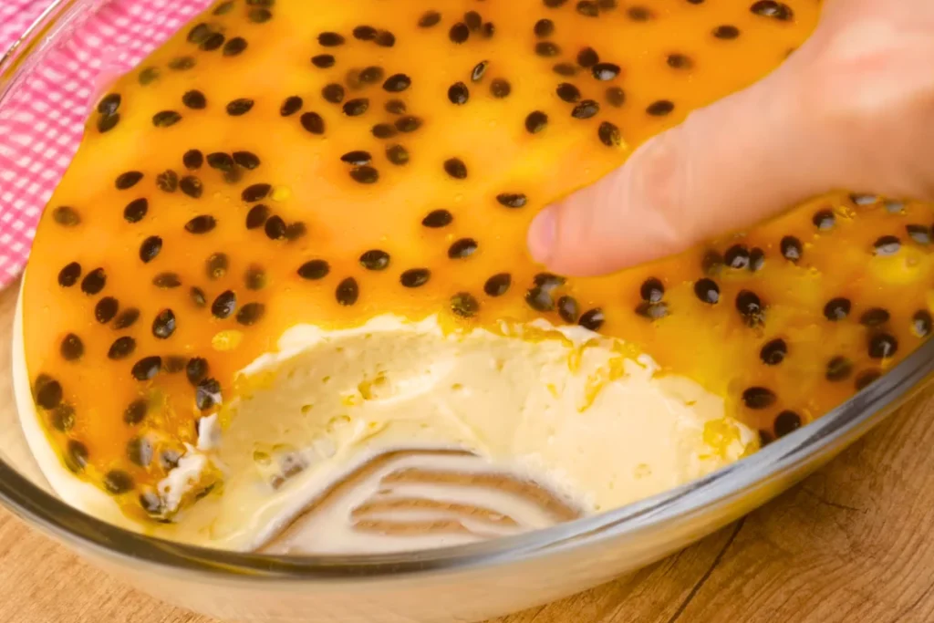 Passion Fruit Mousse Mousse de Maracuja