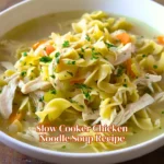 Slow Cooker Chicken Noodle Soup Recipe