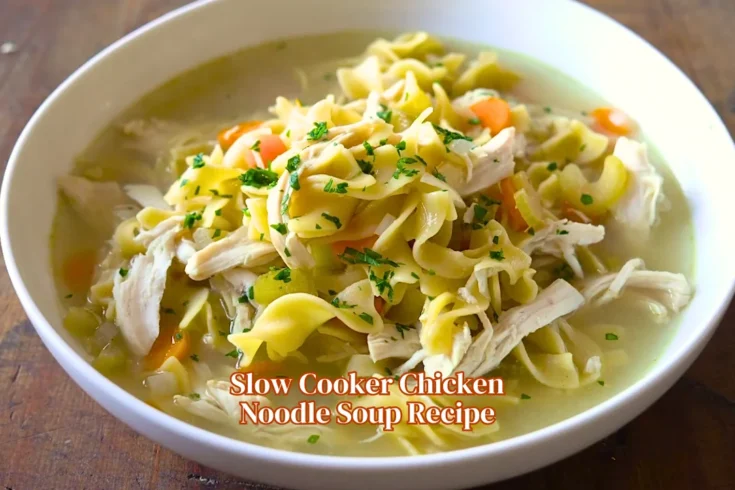 Slow Cooker Chicken Noodle Soup Recipe
